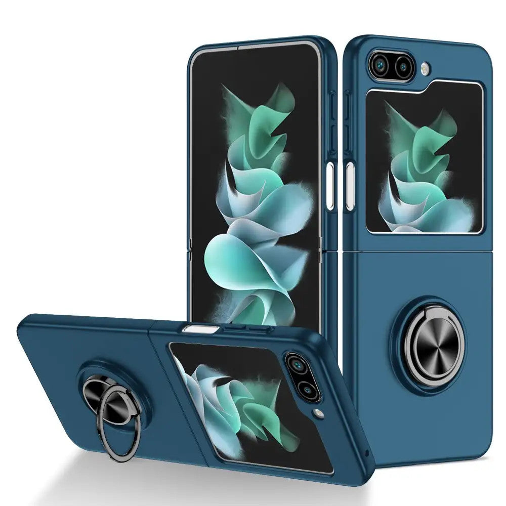 Coque hybride magnétique invisible avec anneau pour Samsung Galaxy Z Flip 6 5G Coque hybride magnétique invisible avec anneau pour Samsung Galaxy Z Flip 6 5G